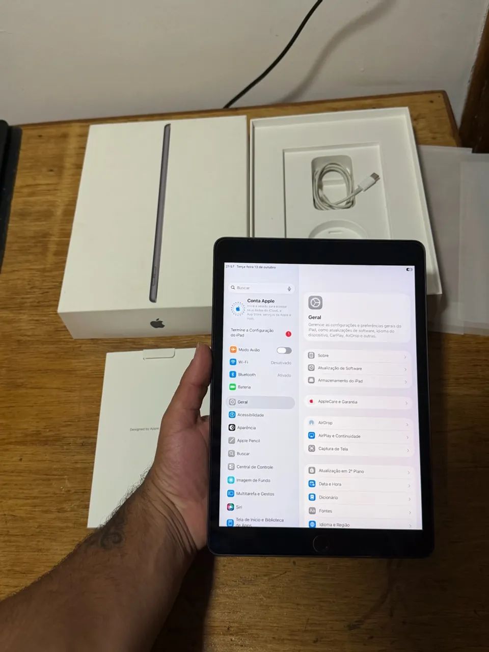 iPad Mini 6 64gb Cinza Espacial - Com Capa - Envio OLX Pay - Parcelo 18 e Troco - Foto 2