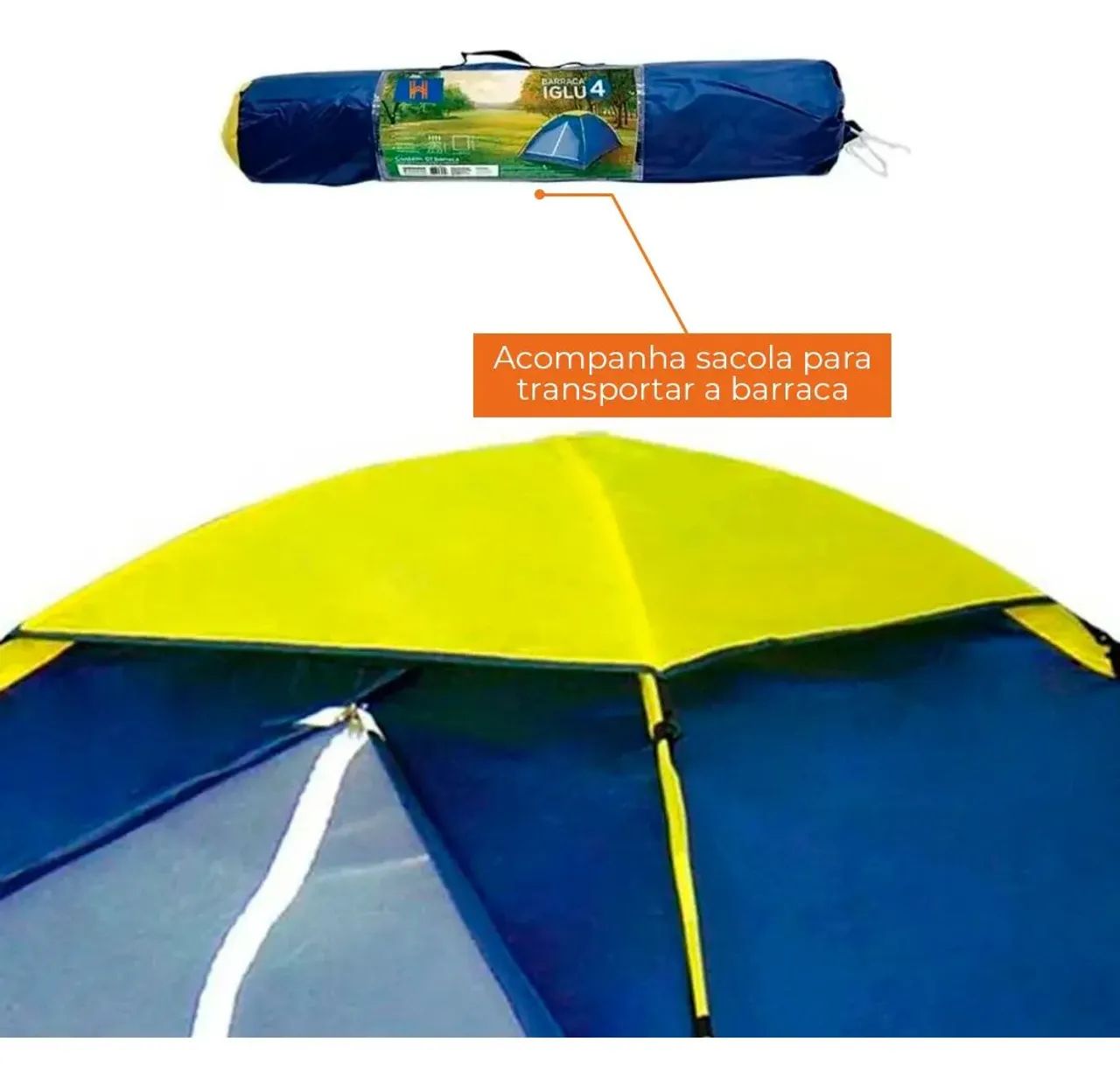 Barraca 4 Pessoas Nova Camping Iglu Homefy<br> - Foto 6