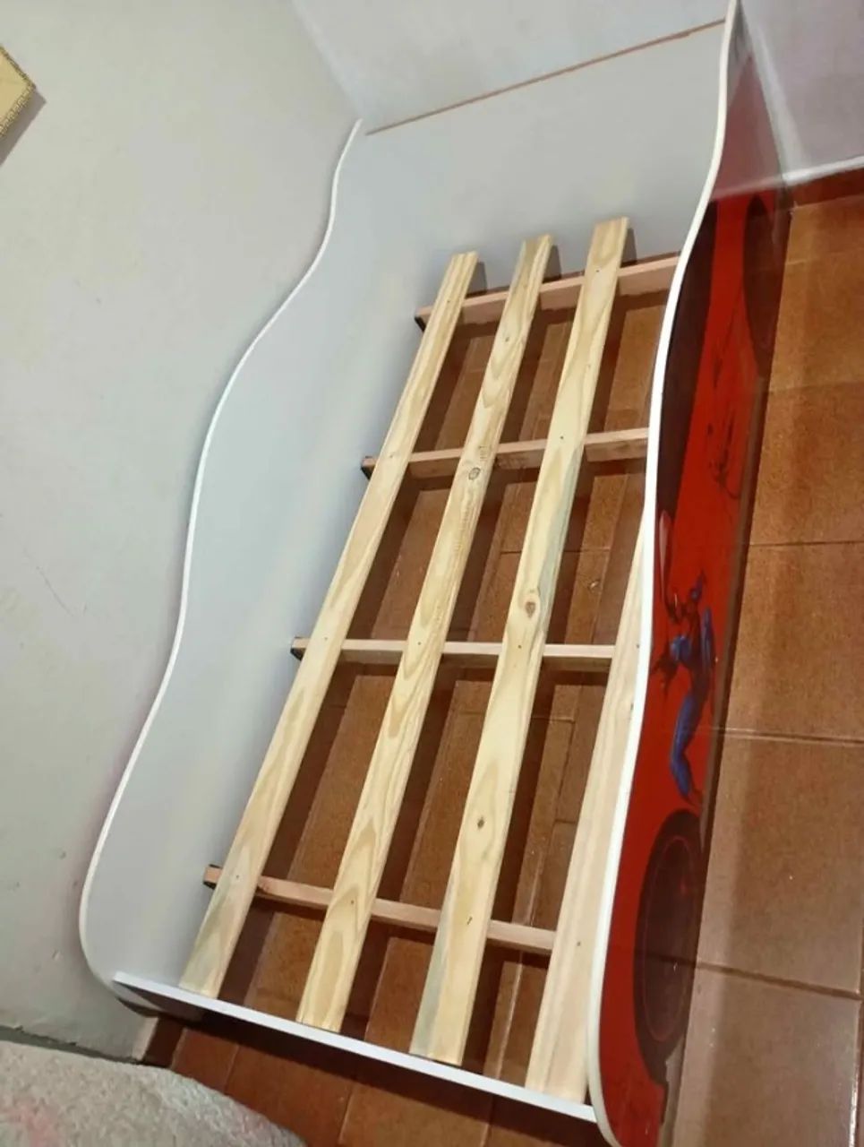 Mini Cama Infantil Tema Homem Aranha Nova  - Foto 3