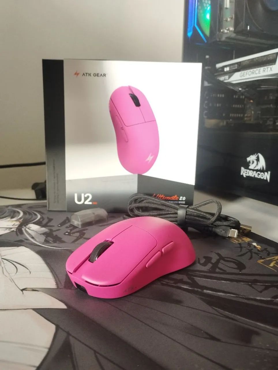 Mouse Gamer ATK U2 V2 Ultimate  - Foto 2