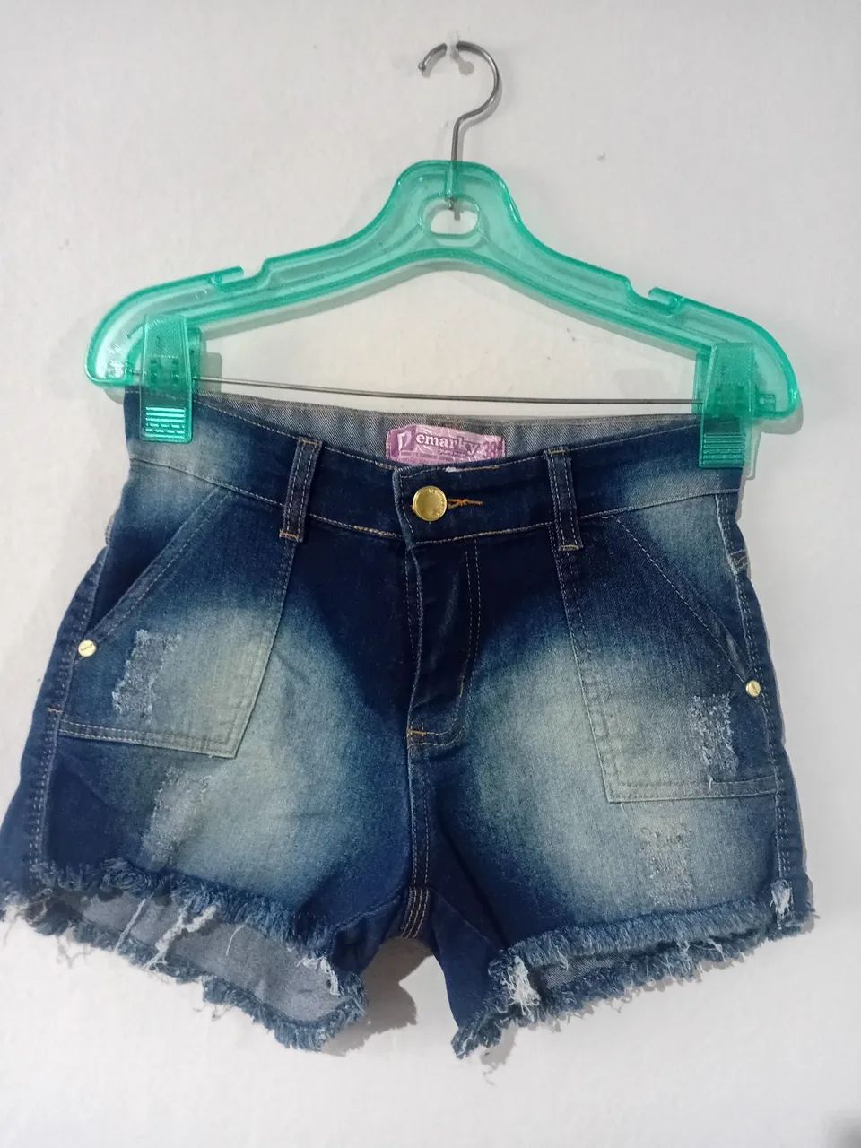 Shorts jeans feminino 