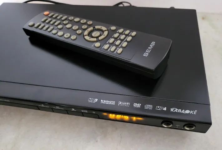 Aparelho De Dvd/cd Player Semp Sd-5091vk Karaokê Mp3 Preto 110/220v - Bivolt - Foto 3
