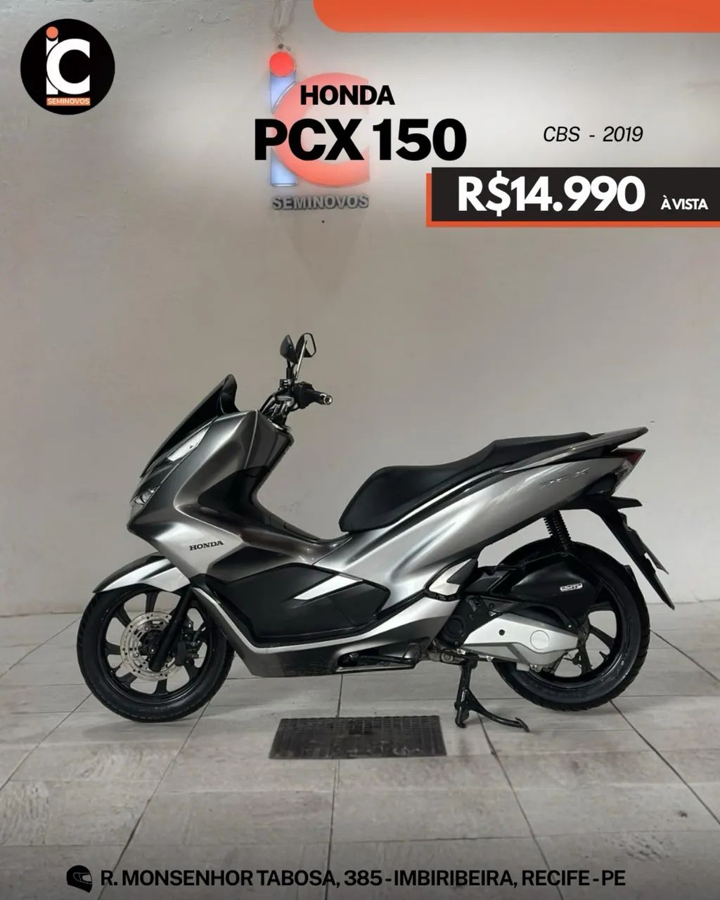 Honda Pcx 150 Cbs 2019