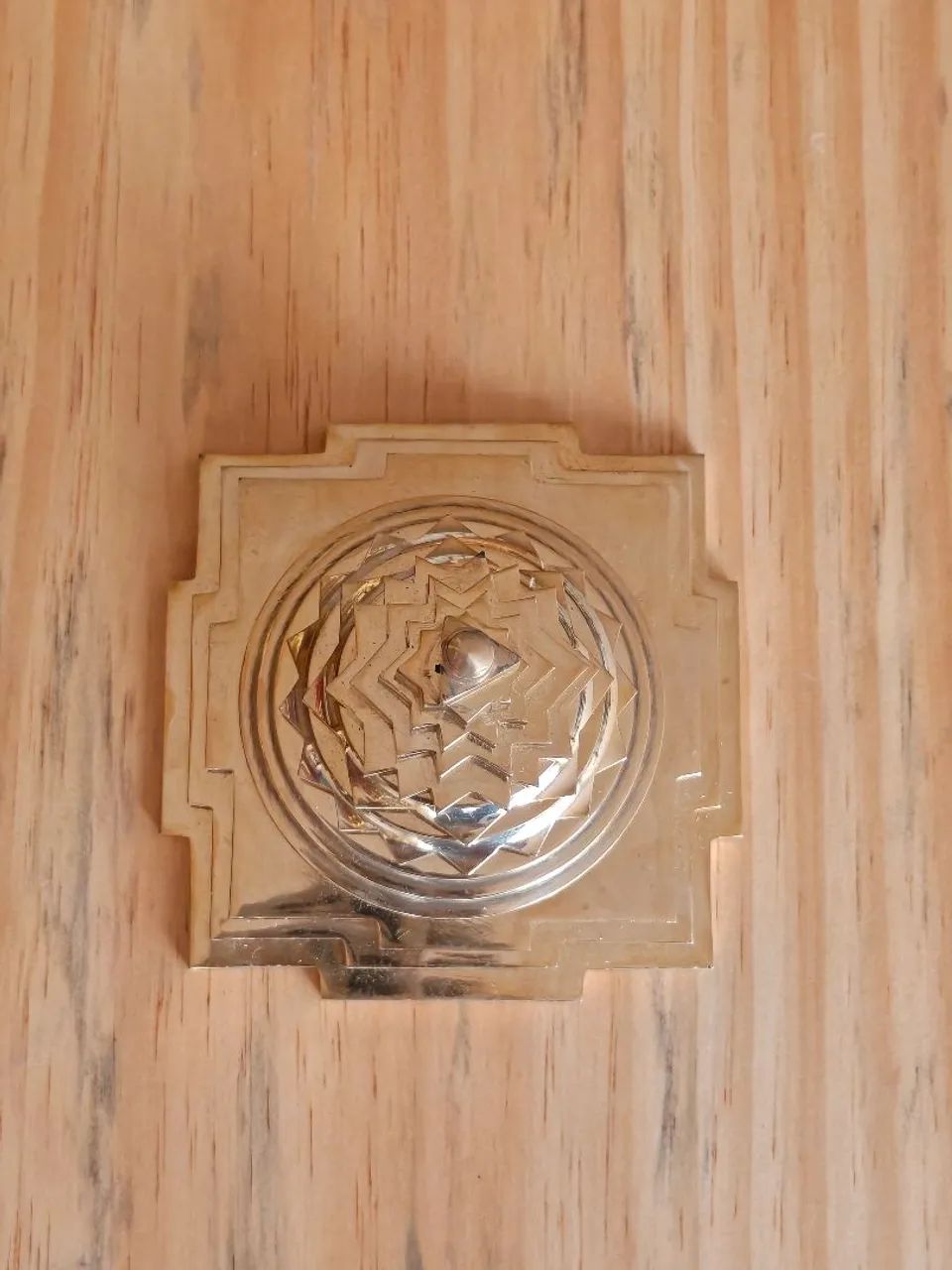 Sri Yantra de Metal - Foto 3