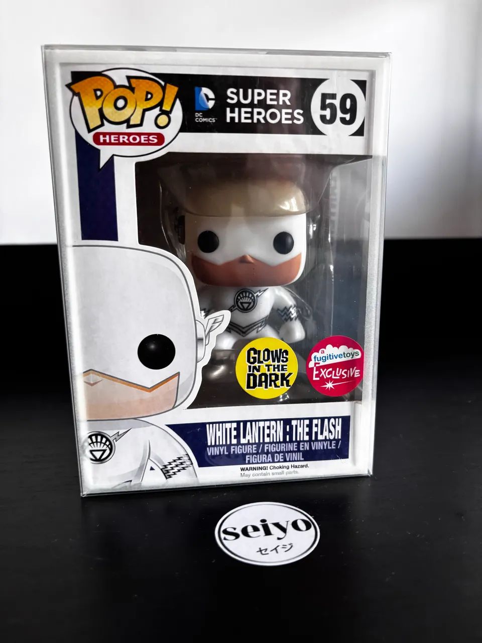 Funko Pop White Lantern Flash 59 GITD Raro