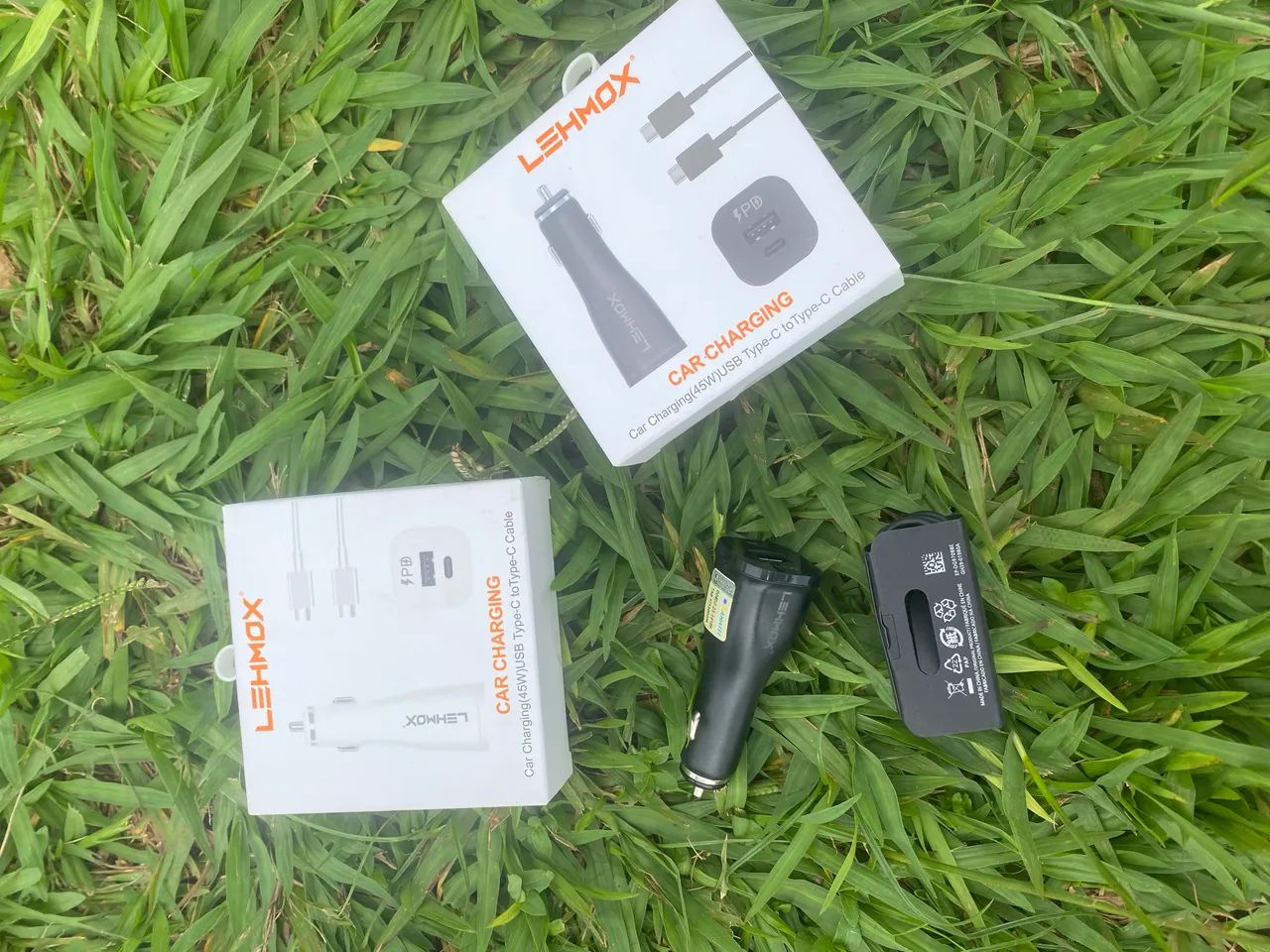 Adaptador de Carregador USB e Tipo C para Carro - Foto 2