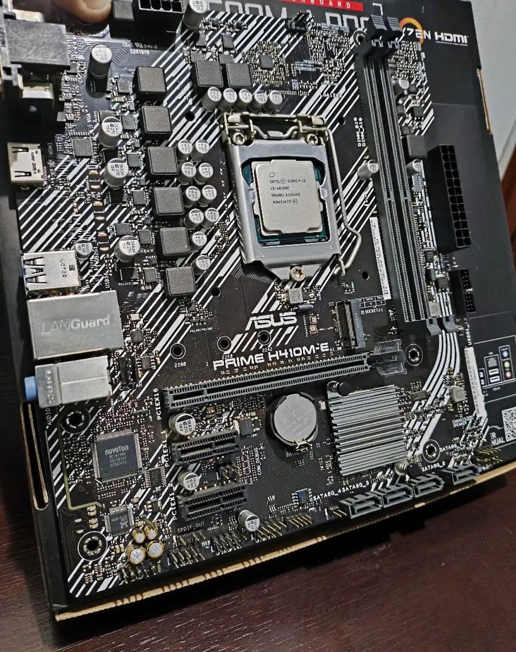 ASUS H410M-E + i3-10100F - Sem Cooler | USADO Kit Upgrade - Peças