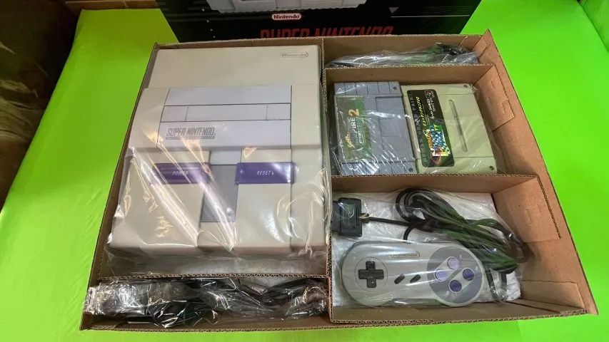 Videogame Super Nintendo #003 Completo + Caixa + 4 Jogos