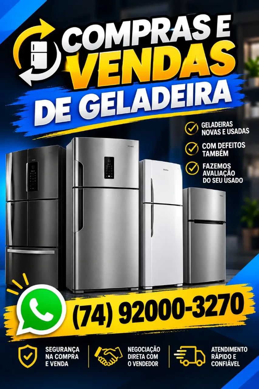 Compras E Vendas De Geladeiras Com Defeitos 