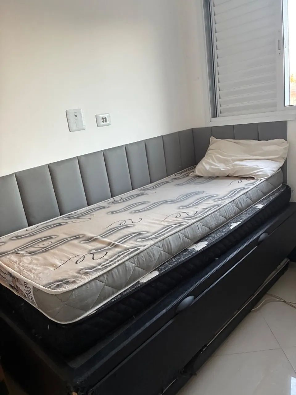 Bicama Solteiro com Cama Auxiliar 