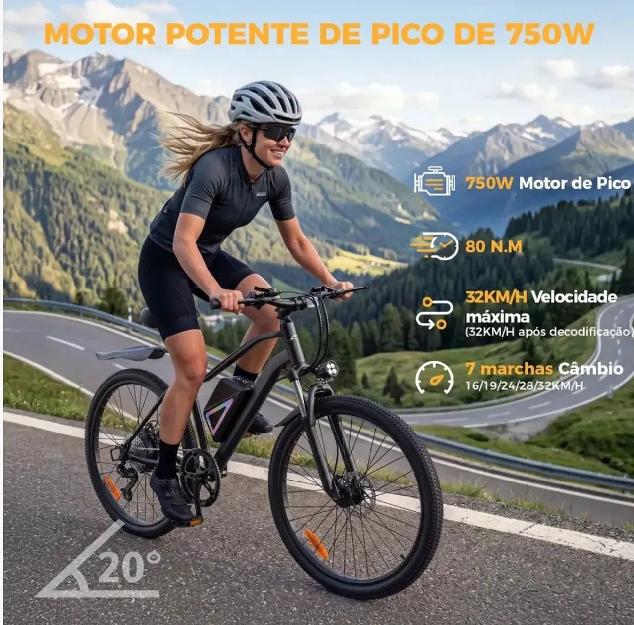 Bicicleta El étrica (Nova) - Foto 2