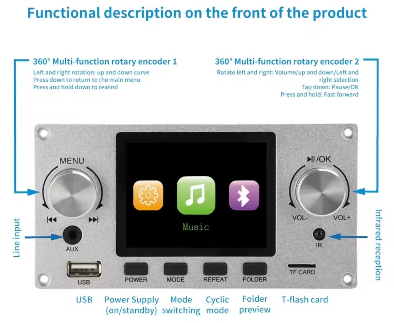 PLAQUINHA PENDRIVE MP3 PLAYER BLUETOOTH! - Foto 3
