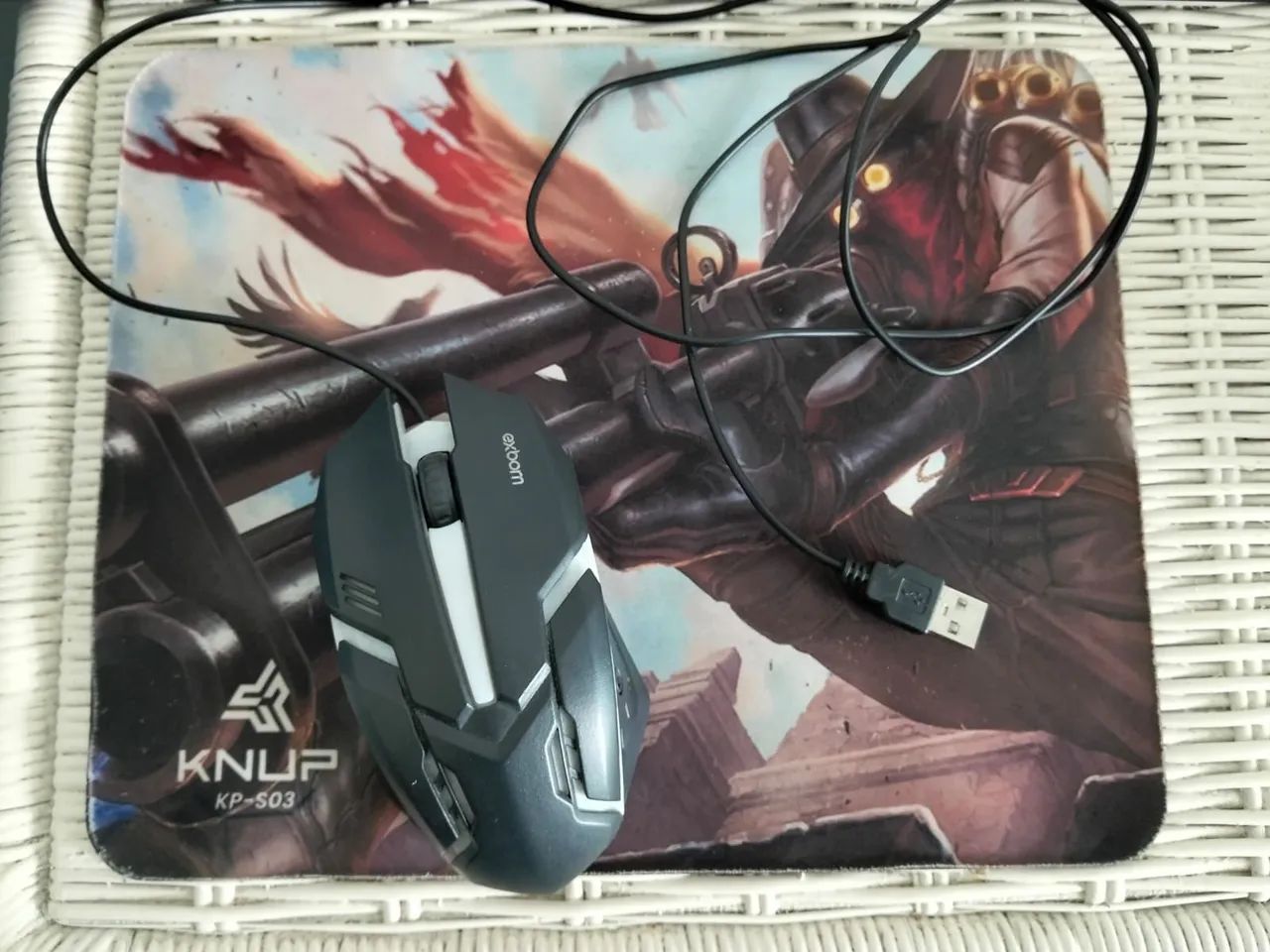 Kit teclado, mouse,mausped e controle gamer  - Foto 3