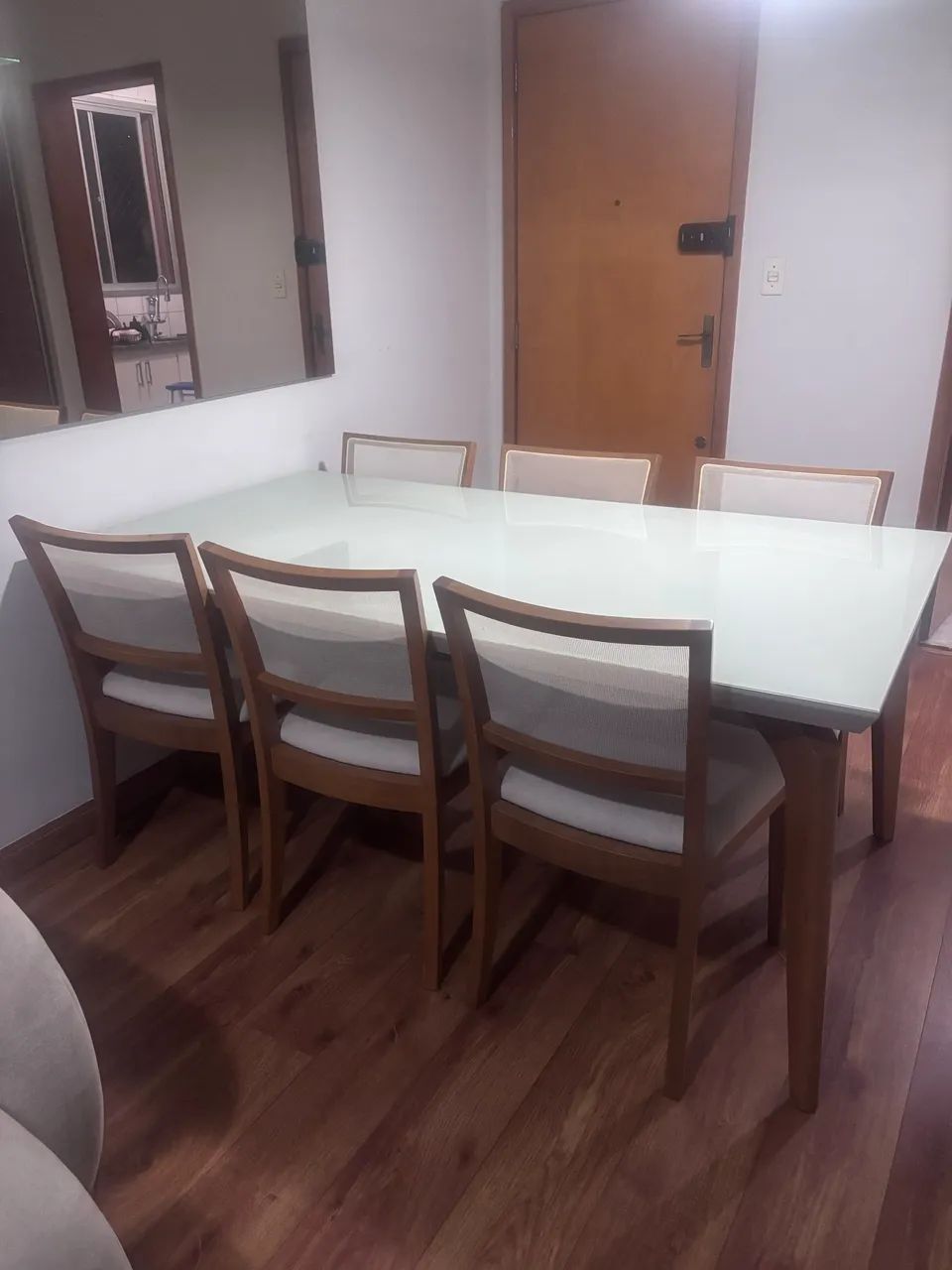 Mesa retangular seis lugares  - Foto 2