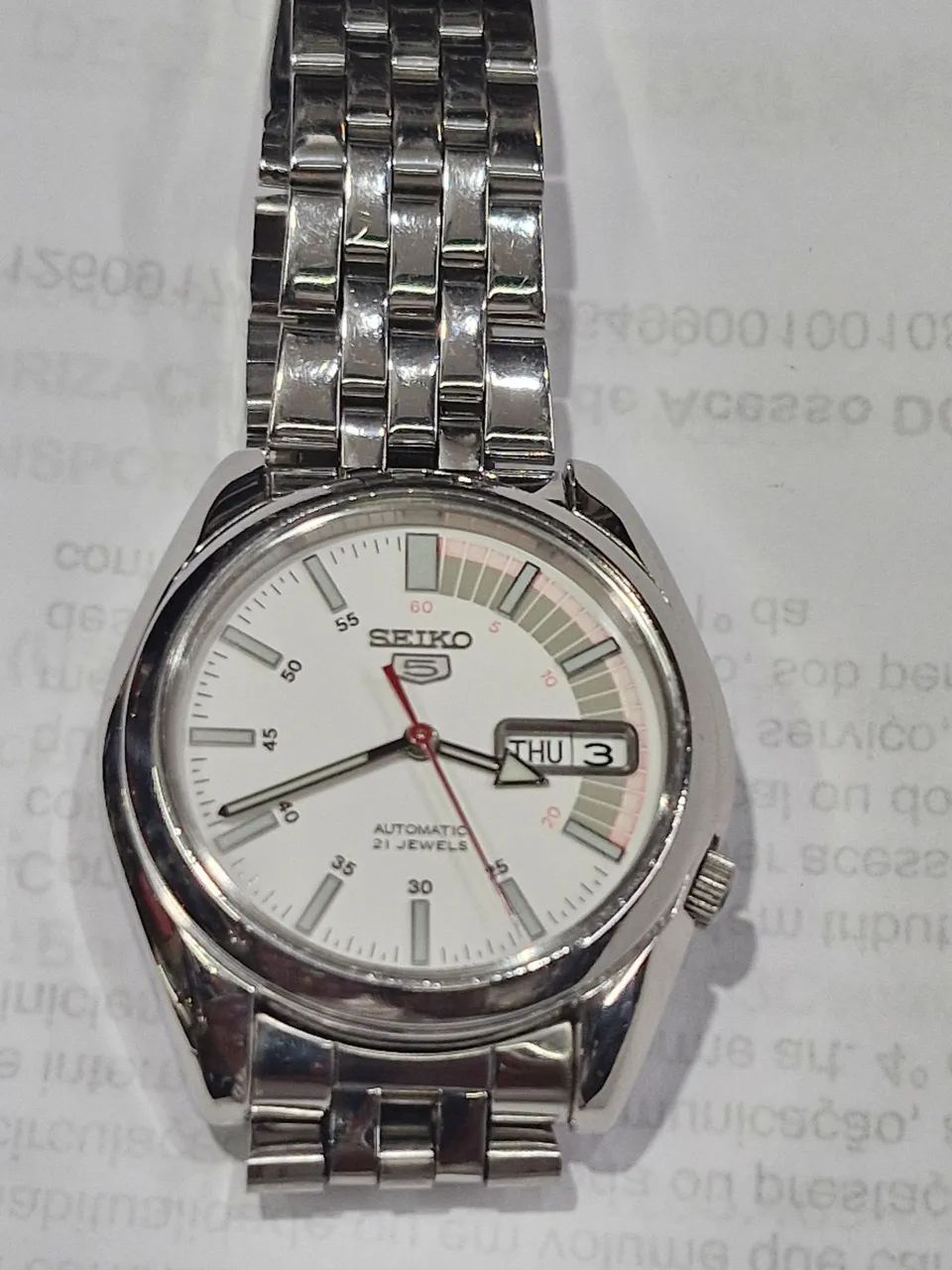Relógio Seiko 5 SNKK 25 - Foto 5