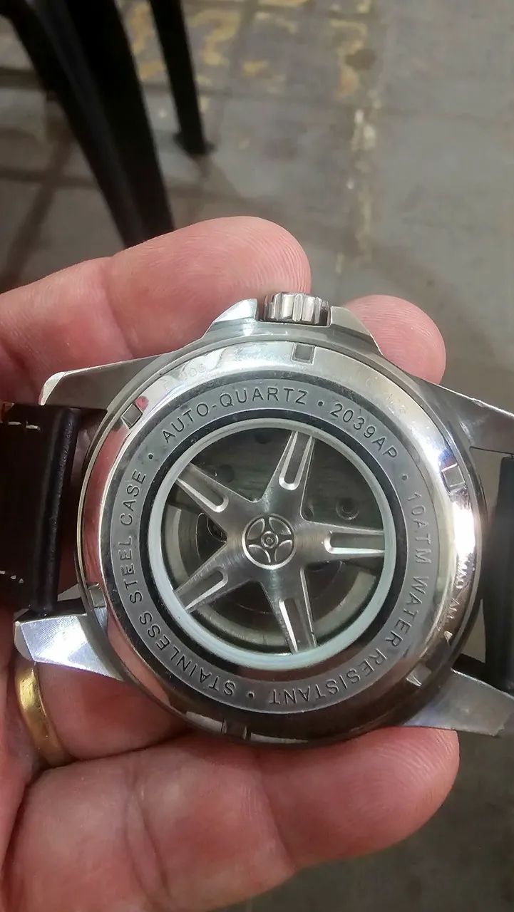 Relógio Technos Automático 2039AP Estilo Automotivo - Foto 5