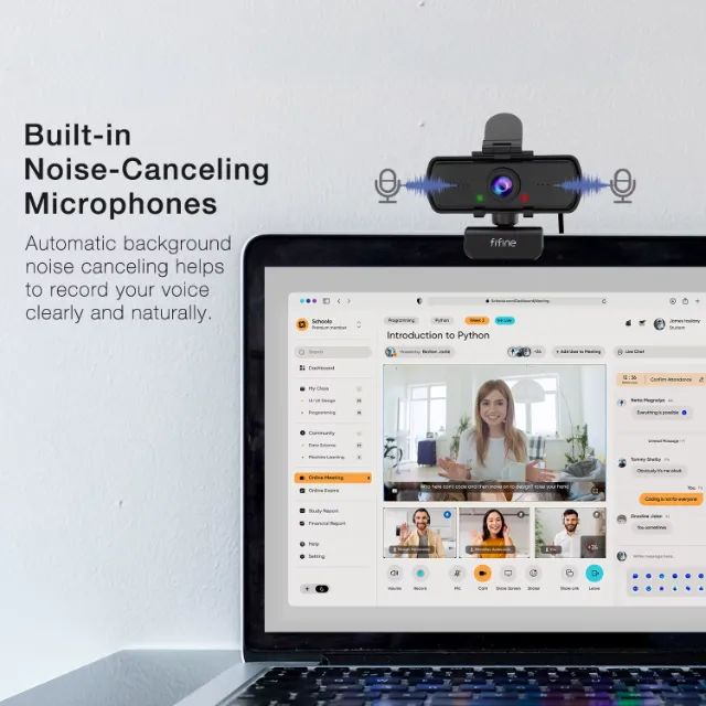 Webcam Fifine K420 2K 1440p USB com Microfone - Foto 3