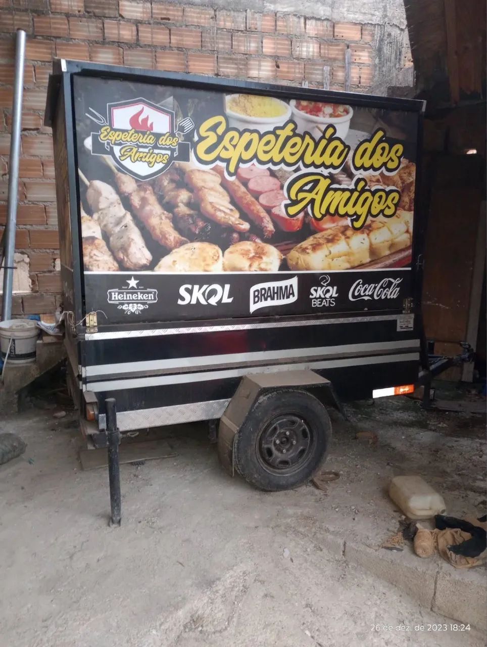 Carretinha de churrasco  - Foto 3
