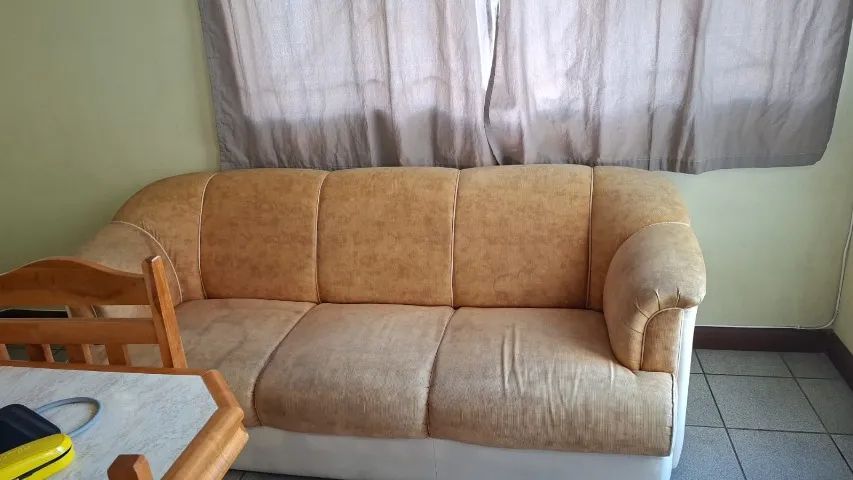 Jogo de sofá usado, com espuma firme - Foto 4