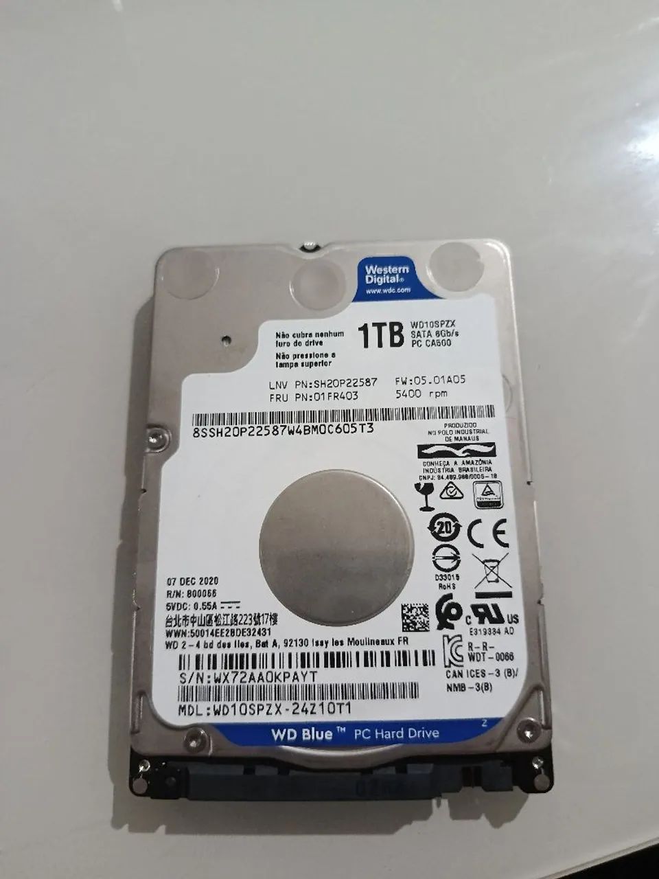 Hd 1tb Sata WD blue