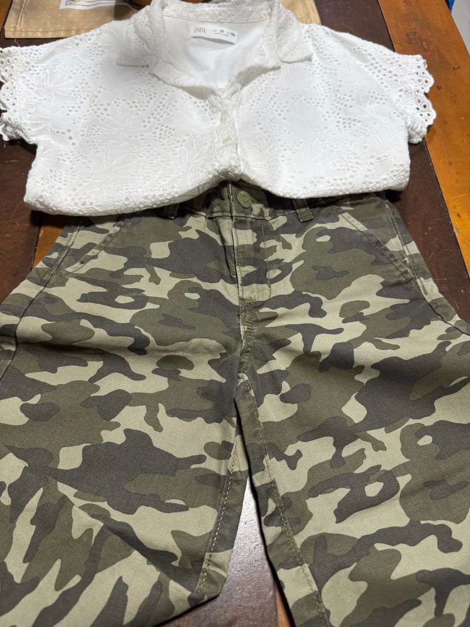 Calça Importada de sarja camuflado  - Foto 3