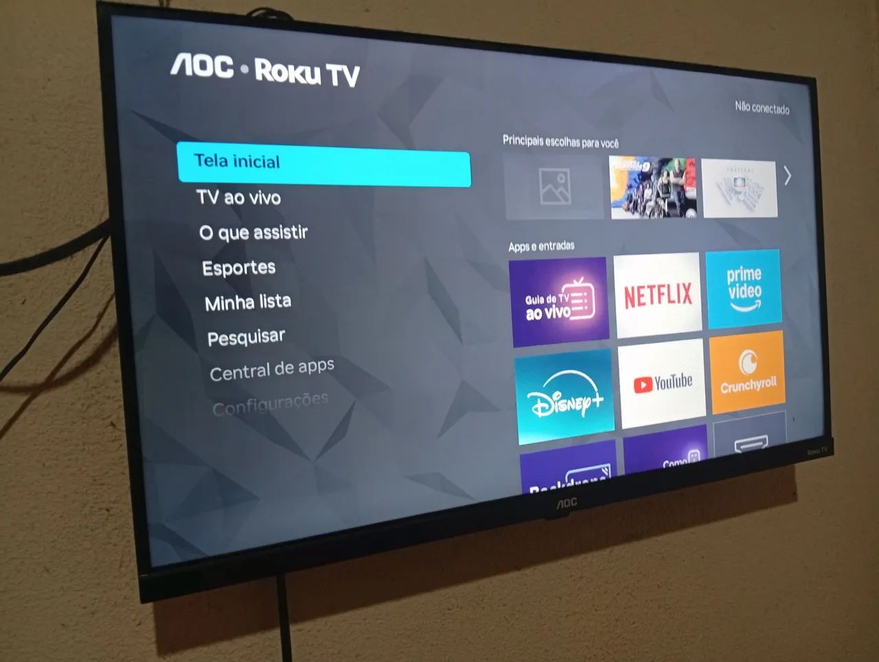 Tv 32 polegadas smartv, 1 ano de uso, funcionando perfeitamente, sem marca de uso,  - Foto 3