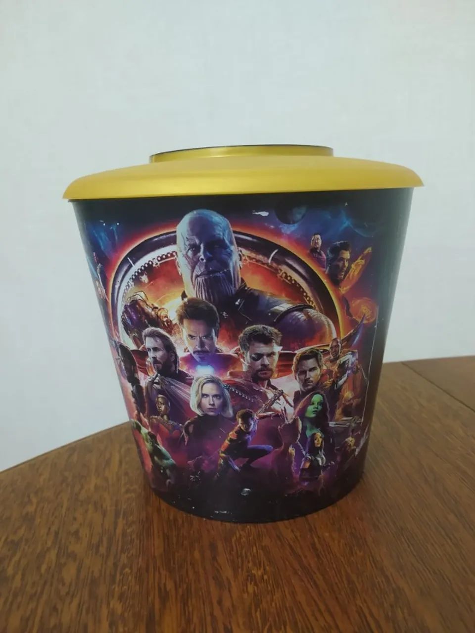 Balde de Pipoca do Vingadores Guerra Infinita