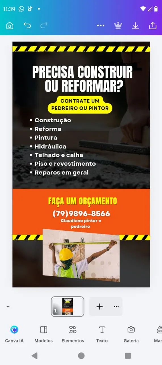 Cláudiano pedreiro e pintor geral  - Foto 2