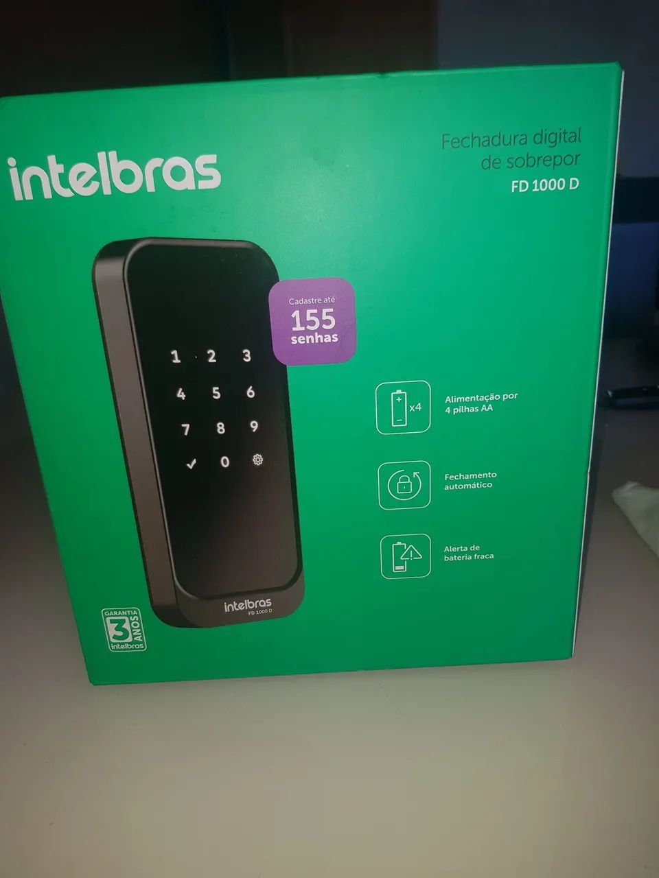 fechadurra digital Intelbras 