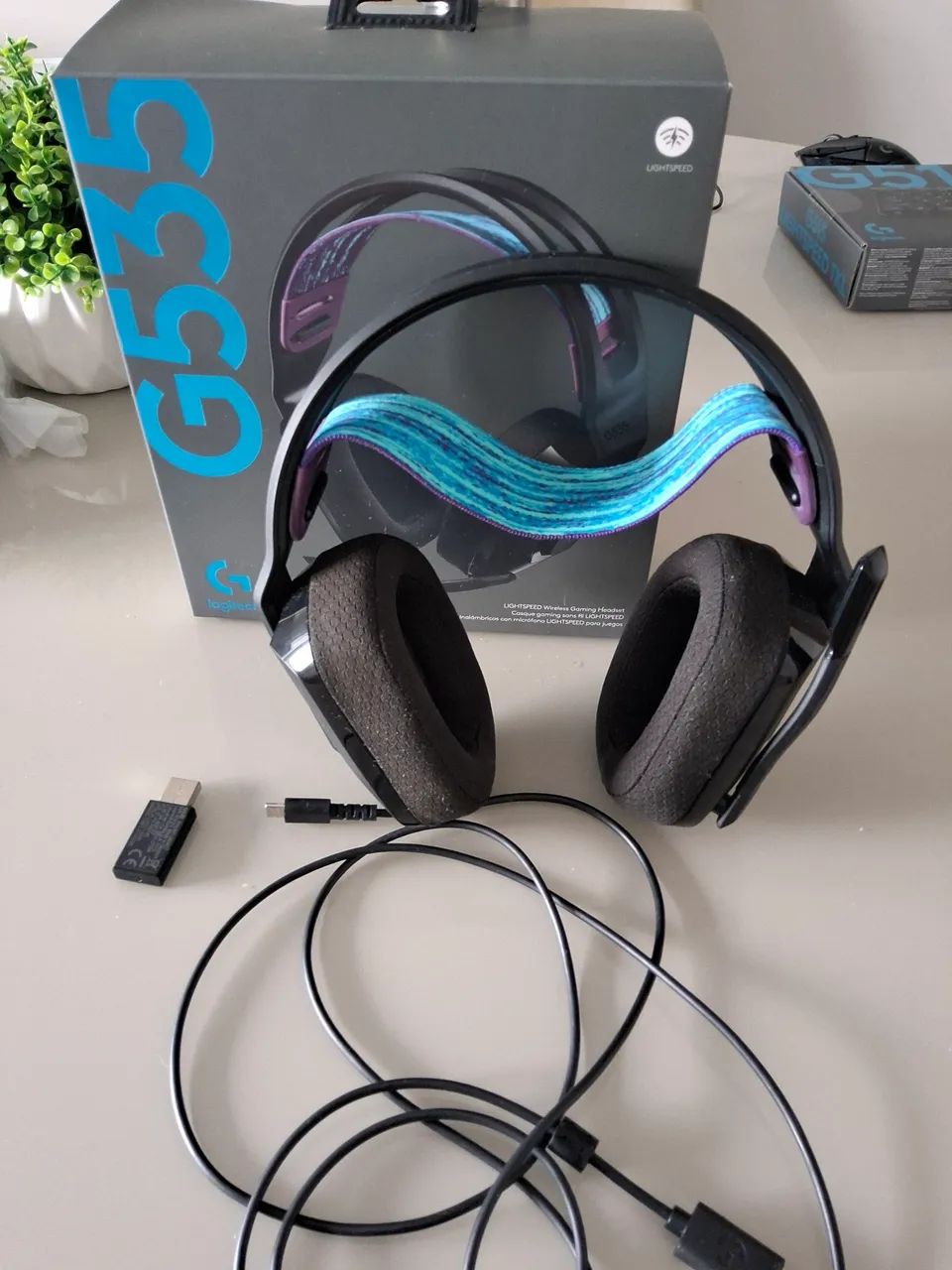 Headset logitech G535 sem fio - Foto 2