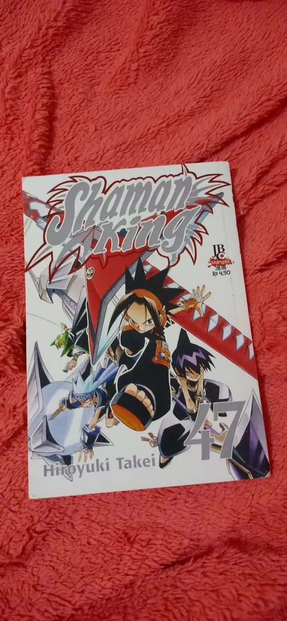 Mangá Shaman King - Vol. 39 ao 47 - Editora JBC (1ª Edição / Meio-Tanko) - Foto 4