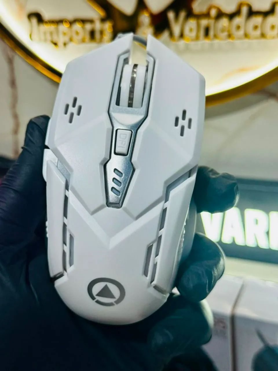 Mouse Gamer Branco  - Foto 4