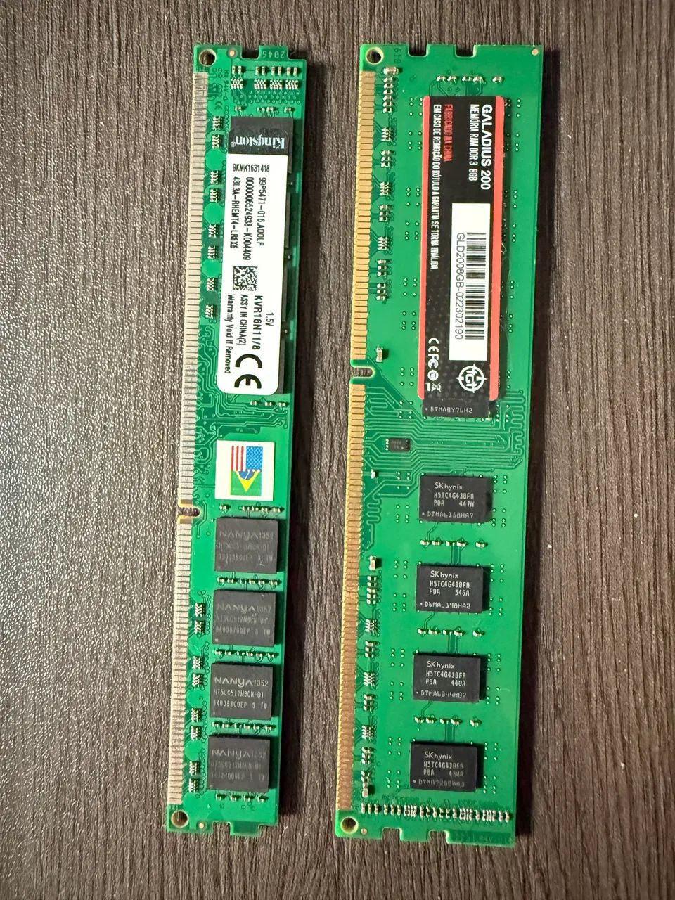 Memória RAM DDR3 8GB KINGSTON