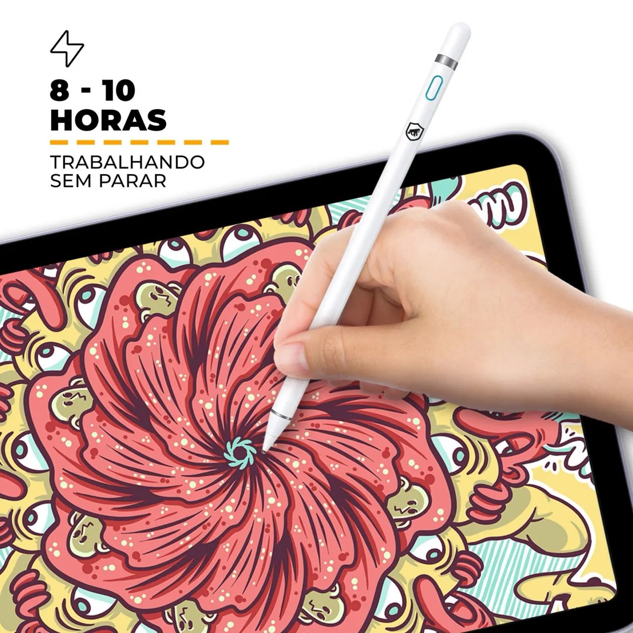 Caneta Touch Capacitiva Gshield para Tablet  - Foto 4