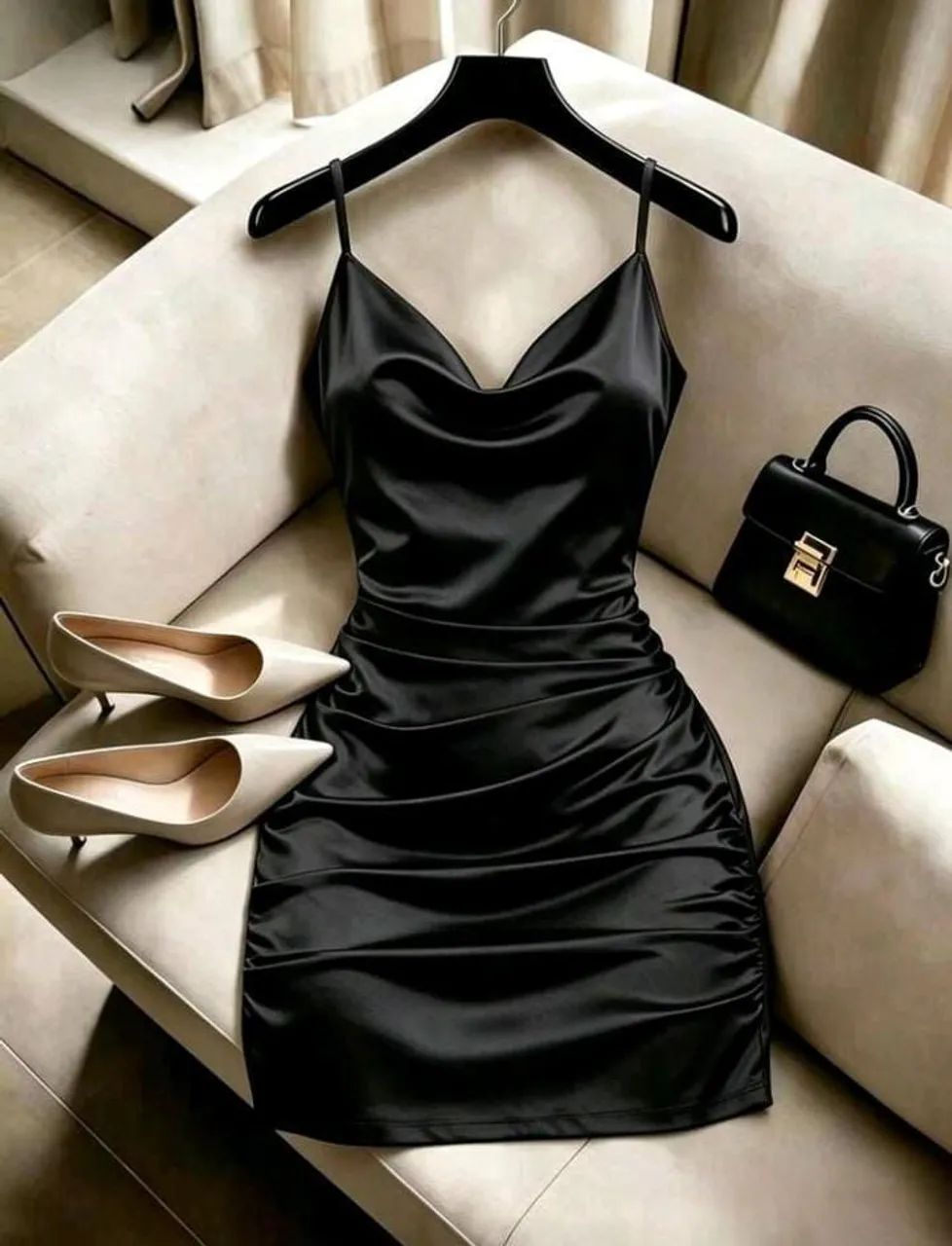 Vestido de seda 