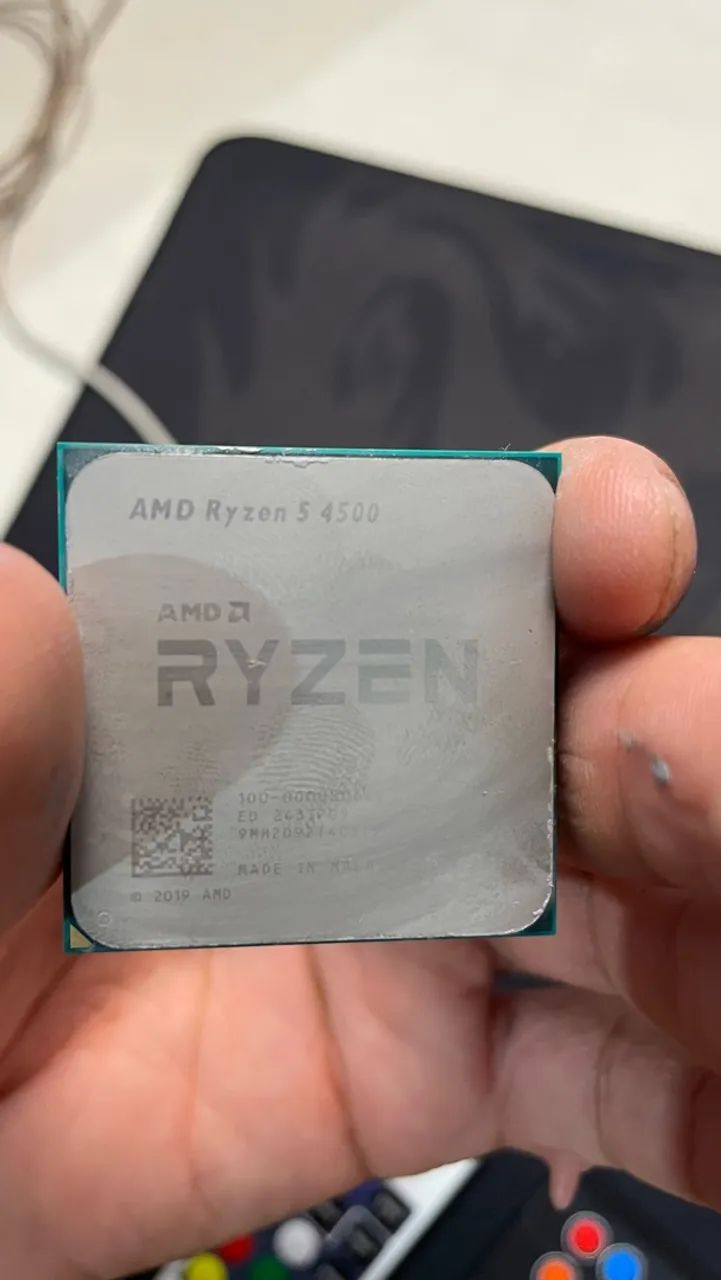 Placa mae a520m dx e processador rz54500 usado porem em bom estado - Foto 5