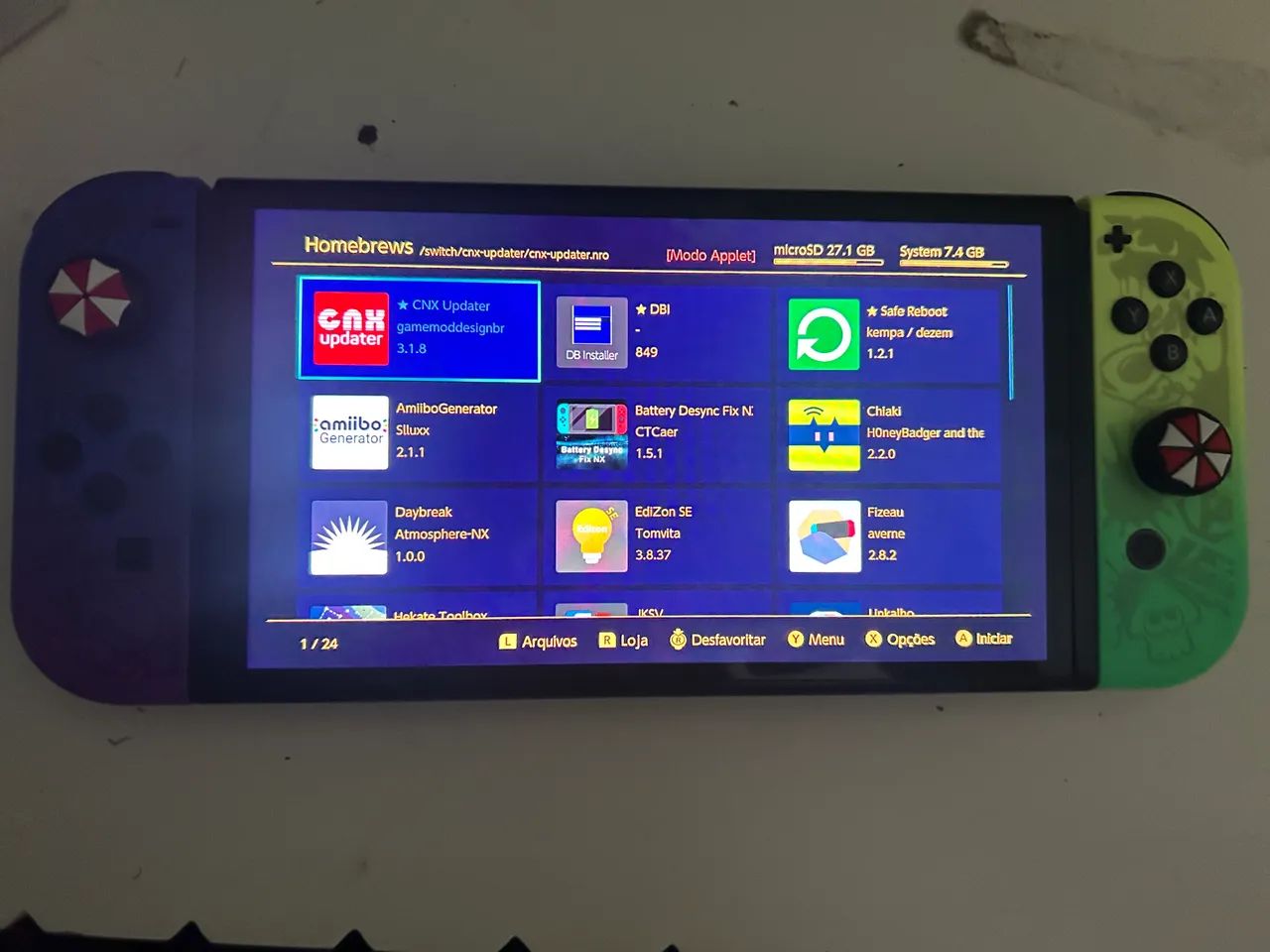 Nintendo Switch Oled Splatoon Edition - Foto 2