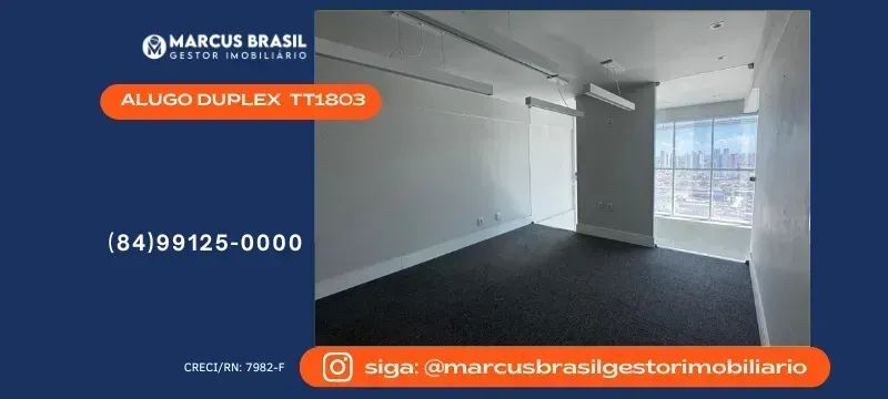 Sala Comercial 107m² no Themis Tower | Próx. Fórum Natal | 4 Ambientes e Garagens - Foto 9