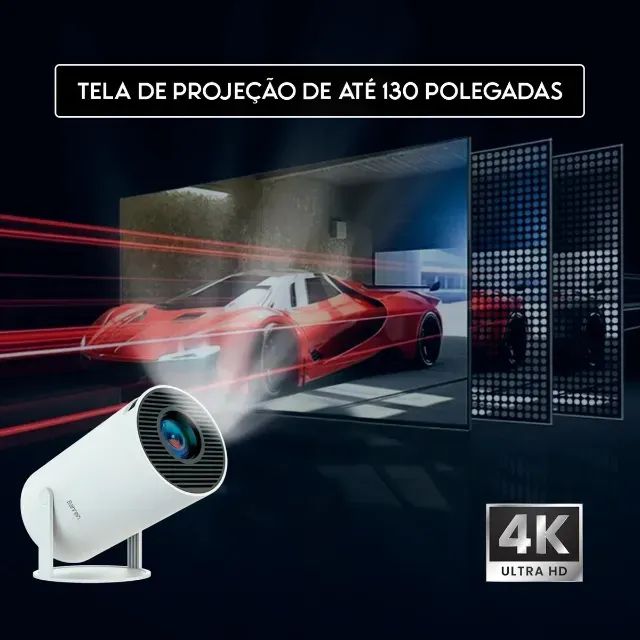 Projetor Portátil Smart Android Wi-fi Mini Hdmi - Foto 2
