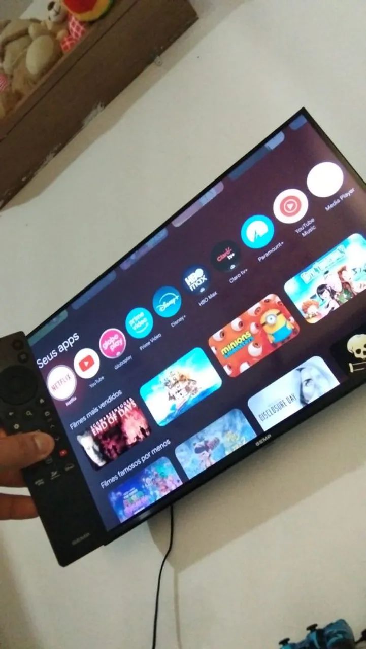 Tv 32 polegadas SEMP Vai fazer 1 mês ainda de comprada tem nota fiscal.  - Foto 2