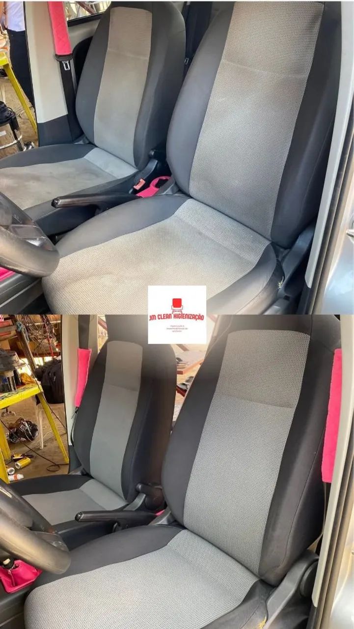 Limpeza bancos de carro