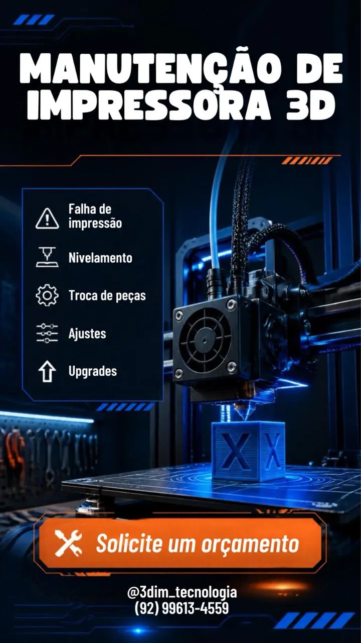 Manutenção de impressora 3D