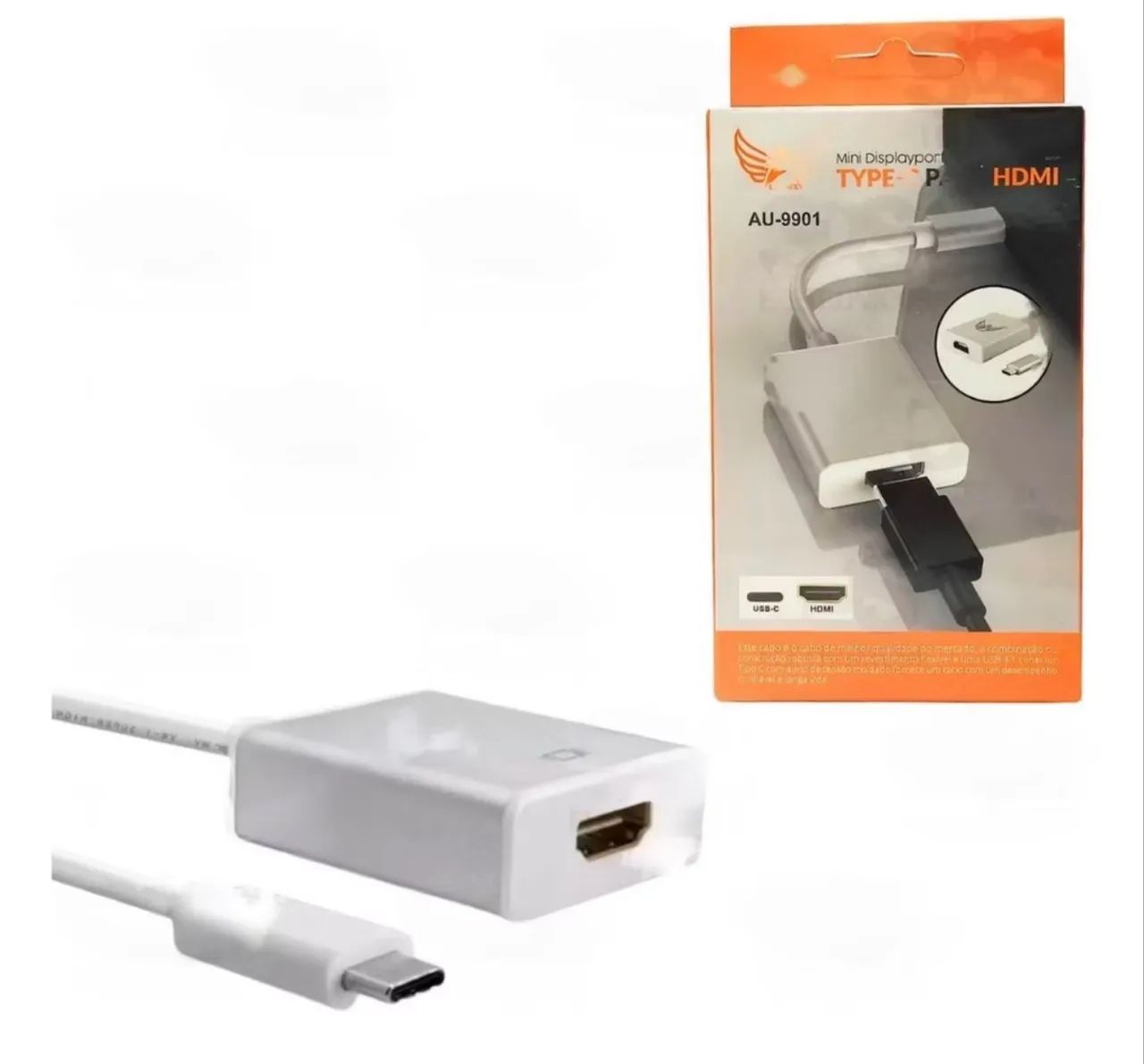 Cabo Adaptador Conversor Tipo C Usb 3.1 Para hdmi 1080p - Foto 3