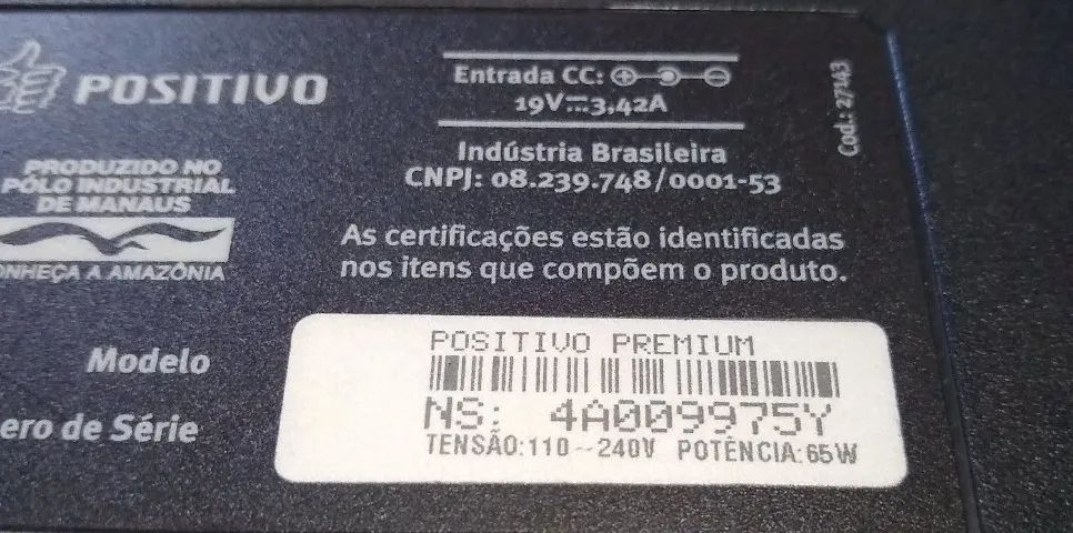 Notebook Positivo Premium - Tela, HD 500GB e Memória OK - Foto 5