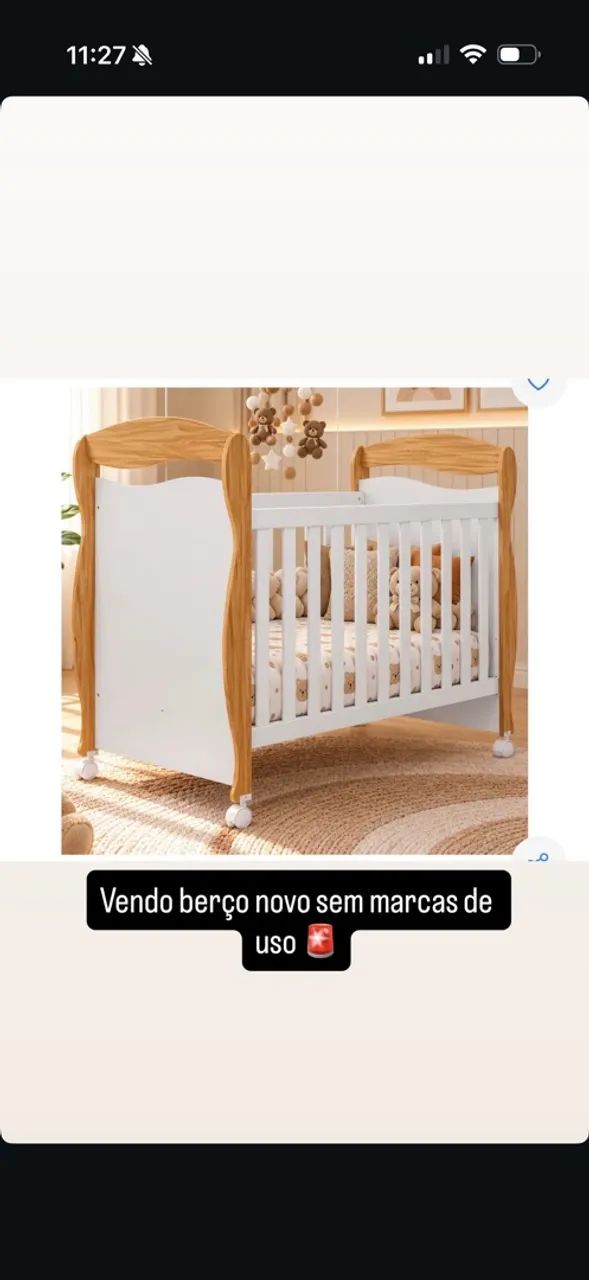 Vendo berço novo 