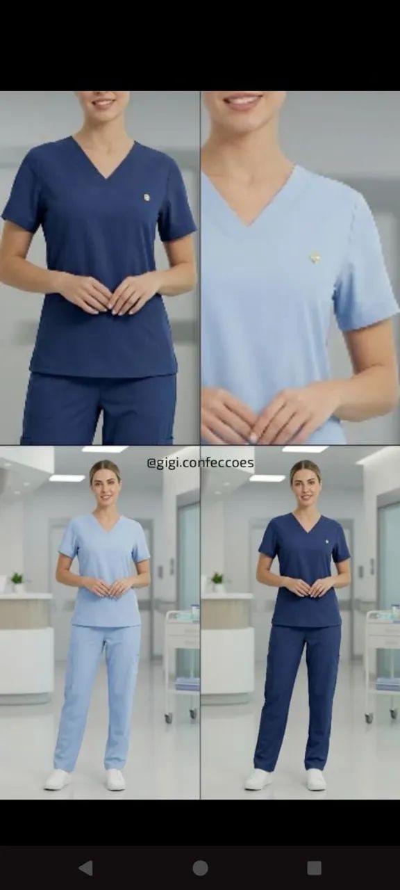 Scrubs malha tecnológica Poliamida - Foto 3
