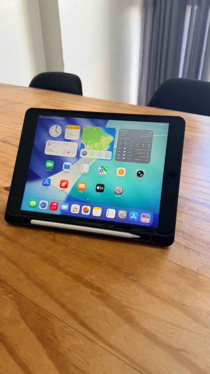 iPad 9ª Geração 64GB Preto + Caneta e Acessórios
