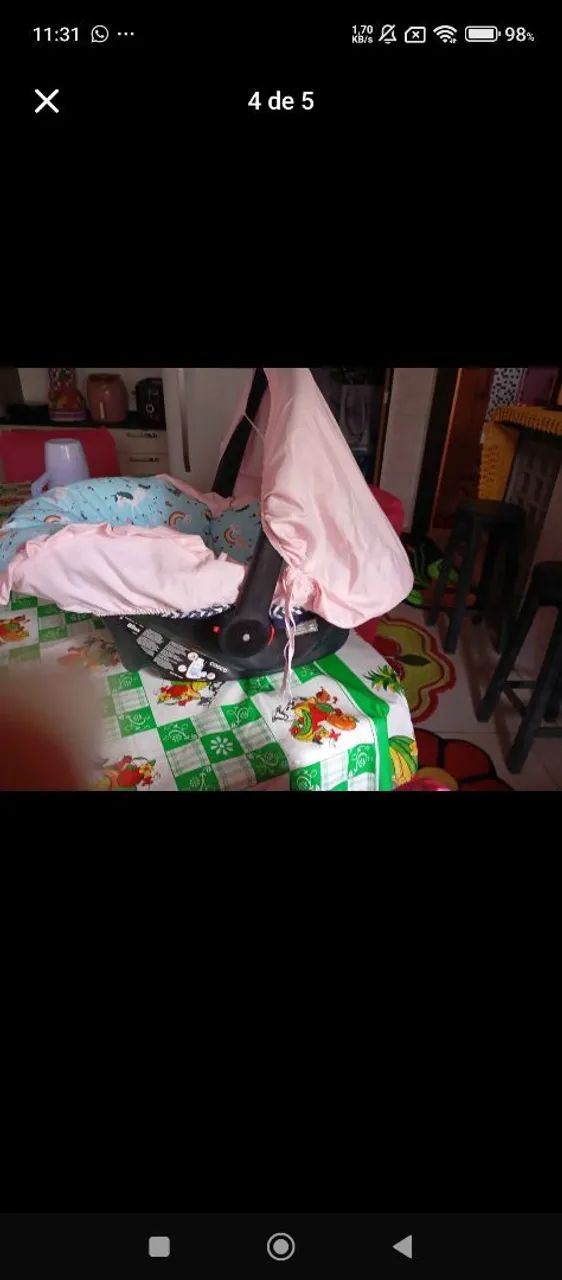 Vendo bebê conforto em ótimo estado  - Foto 2