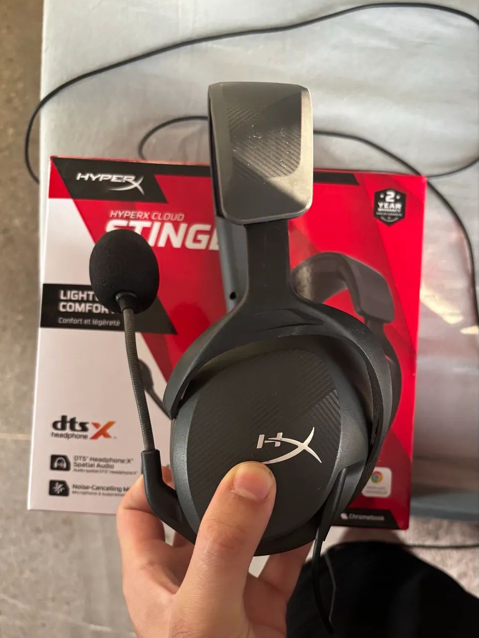 Fone gamer headset HyperX Cloud Stinger 2 Core - Foto 2