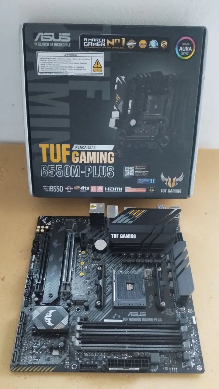 Placa mãe B550-M Gaming Asus Tuf - Foto 3